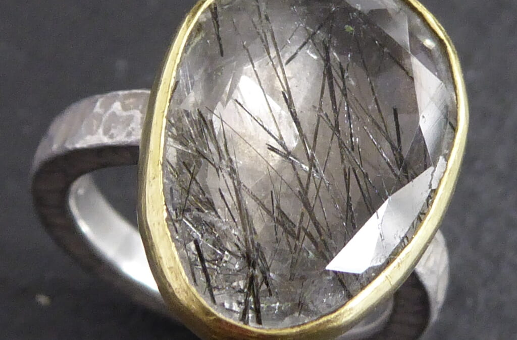 Ring (Ag/Au/Pd), Rutilquarz